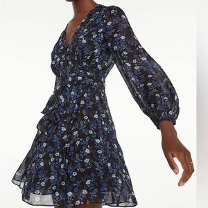 The kooples blue floral dress